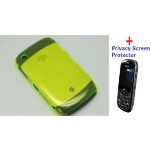  Premium NEON YELLOW Crystal Clear Back Cover Flexible Plastic 