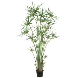  6 Potted Artificial Cypress Grass Tree: Home & Kitchen