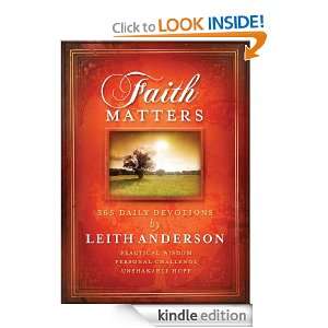  Faith Matters 365 Daily Devotions eBook Leith Anderson 