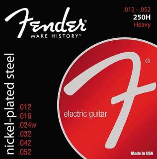 Fender 250H 12 52 Electric Guitar Strings 3 Sets  