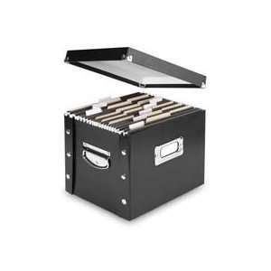 Ideastream Products Products   Collapsible File Box, w/ Chrome Handles 