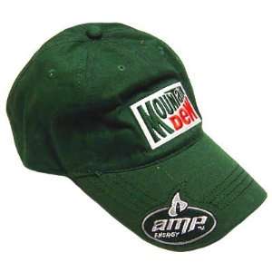  NASCAR HAT CAP DALE JR AMP ENERGY MOUNTAIN DEW GREEN 88 