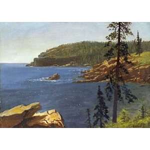  California Coast by Albert Bierstadt 10.00X7.00. Art 