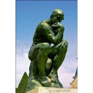  The Thinker, by Auguste Rodin   24x36 Poster Everything 