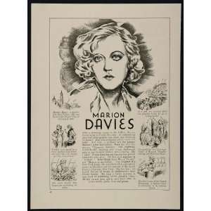  1933 Marion Davies Bebe Daniels Actor Silent Film Star 