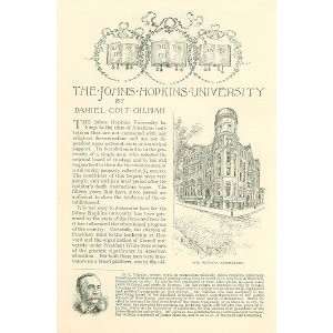  1891 Johns Hopkins University Daniel Coit Gilman 