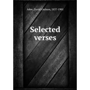  Selected verses David Graham Adee Books