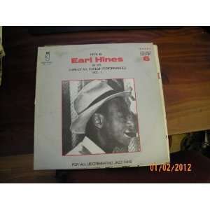  Earl Hines Here Is (Vinyl Record) Earl Hines Music