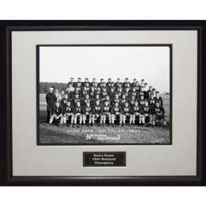  1943 Notre Dame National Championship Team Portrait Framed 
