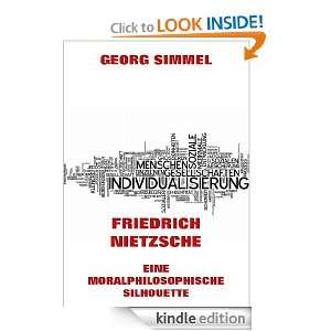 Friedrich Nietzsche   Eine moralphilosophische Silhouette 