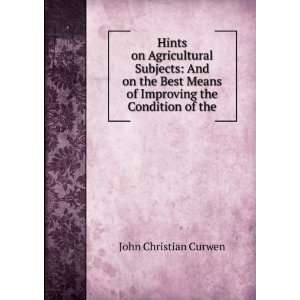   Means of Improving the Condition of the John Christian Curwen Books