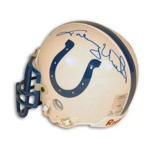 Johnny Unitas Baltimore Colts Autographed Mini Helmet
