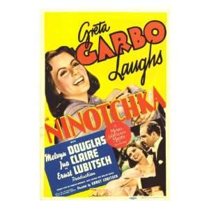 Ninotchka, Greta Garbo, Greta Garbo, Melvyn Douglas on Midget Window 