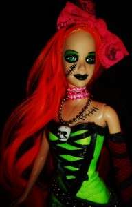 Punk Rocker Goth emo ~ OOAK Barbie doll  