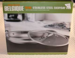 Tools of the Trade Belgique Covered Everyday 12 Pan, Stainless Steel 