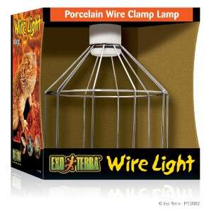 Exo Terra Reptile Porcelain Wire Clamp Lamp Large  