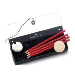  Faber Castell Red Grip UFO Pencil Set