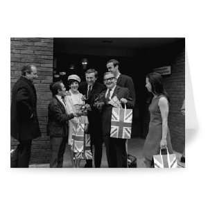 Ronnie Barker with David Frost   Greeting Card (Pack of 2)   7x5 inch 