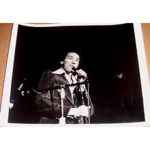 Smokey Robinson Performance Photograph (Music Memorabilia)