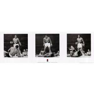  (12x36) Muhammad Ali (Vs. Sonny Liston, Triptych) Sports 