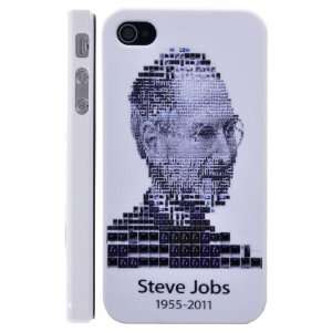  Exquisite Steve Jobs Face Pattern Hard Case for iPhone 4 