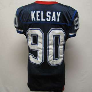 Chris Kelsay Buffalo Bills Game Worn Jersey 9/12/10 vs. Miami Dolphins 