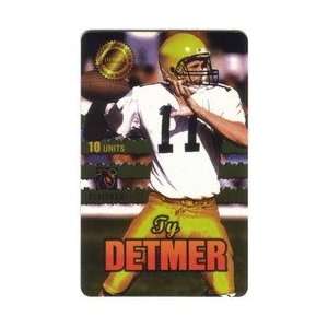   Card 10u Men of Destiny Ty Detmer QB Philadelphia (Card #73 of 100