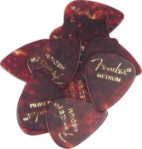 Fender Accessories Guitar Picks   Medium   Shell (Medium Shell, 12 