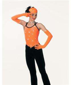 orange,black,jumpsuit,dance costume,jazz,orange juice  
