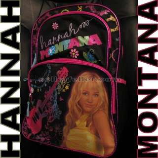 HANNAH MONTANA   POP STAR Backpack Book Bag   FULL SIZE  