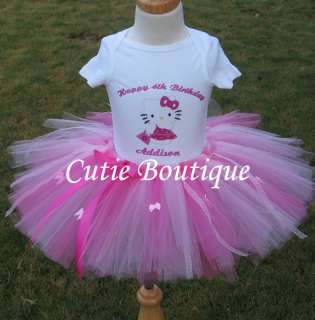 Hello Kitty Birthday Outfit Set With Personalized Shirt  