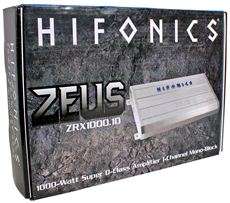 Hifonics Zeus ZRX1000.1D 1000W Mono Class D Car Audio Amplifier Amp 
