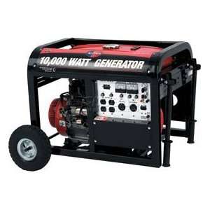  10,000w 15 Hp Electric Start Generator With Mobility Cart 
