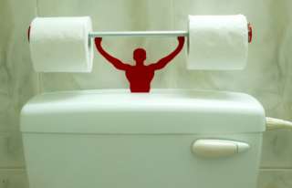 Novelty Toilet Paper Tissue Roll Holder Strong Man New  