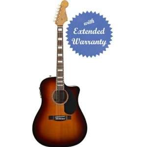 Fender Kingman SCE Dreadnought Cutaway Acoustic Electric Guitar 