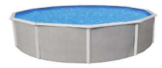   48 Belize Round Above Ground Swimming Pool Kit with Free Pool Light