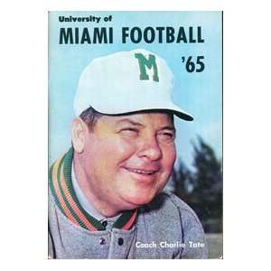    1965 Miami Hurricanes Football Media Guide