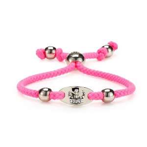    Juicy Couture Crown ID Friendship Bracelet (Pink (Silver)) Jewelry