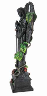 Mourning Angel Creeping Roses Statue Figure  