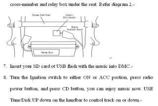 digital cd changer oem compatible harness to connect to the back of 