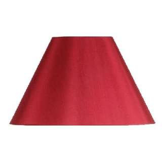   Empire Shaped Lamp Shade, Red, Faux Silk Fabric, Laura Ashley  