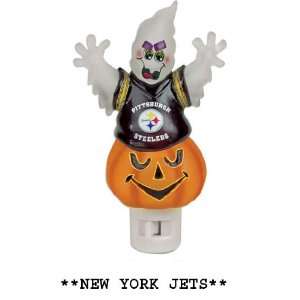   NFL New York Jets Halloween Ghost Night Light