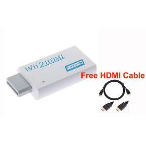   HDMI Converter 720P/1080P HD Output Upscaling Adapter   FREE 6FT HDMI