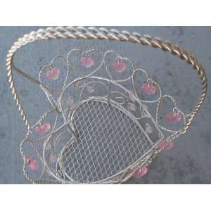  Metal Heart Shape Basket