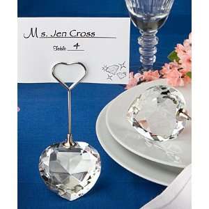   Collection heart design place card holders