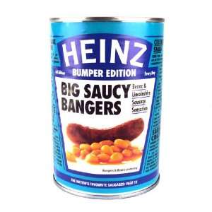 Heinz Beans with Big Saucy Bangers 415g  Grocery & Gourmet 