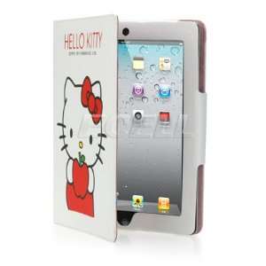   HELLO KITTY LEATHER CASE & STAND FOR iPAD 2