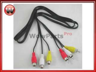 RCA Audio Video TV DVD Female to Male Extension Cable  