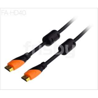 Frisby Gold Plated 1080p Male 6 ft HDMI Cable for PS3 TV DVD Computer 