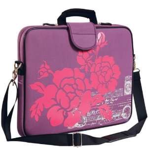  13.3 inch Purple Hibiscus Laptop / Netbook Sleeve 